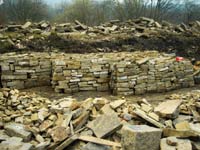 reclaimed walling